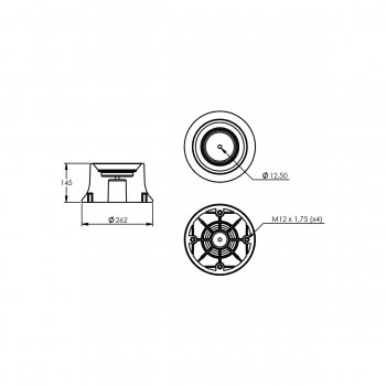 BASE DA MOLA PNEUMATICA FC NYLON ( ST035/...