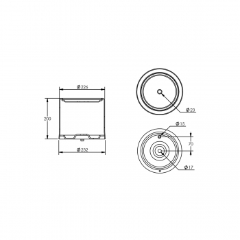 BASE DA MOLA PNEUMATICA SC S4/S5/S6 FERRO...