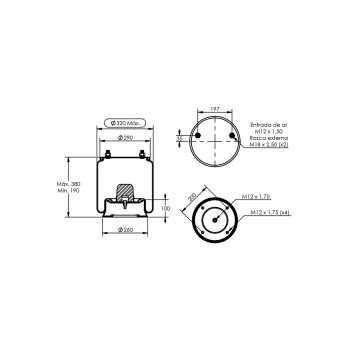 MOLA PNEUM COMPATIVEL ZURLO/PASTRE 16A782...